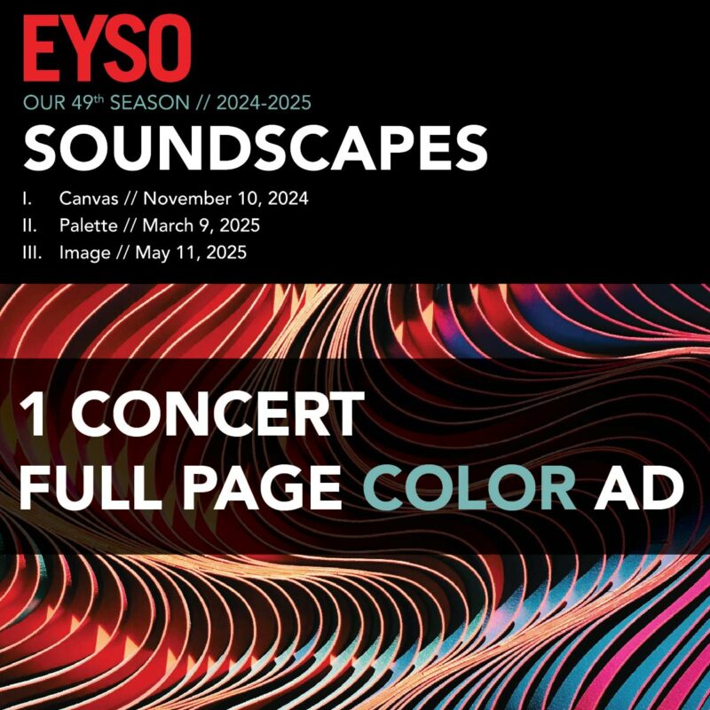 1 Concert Full Page Color Ad