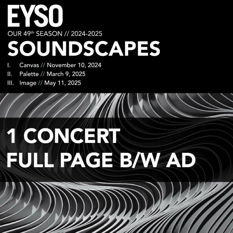 One Concert Full Page B/W Ad