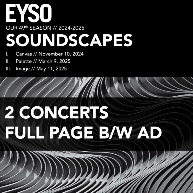 2 Concerts Full Page B/W Ad