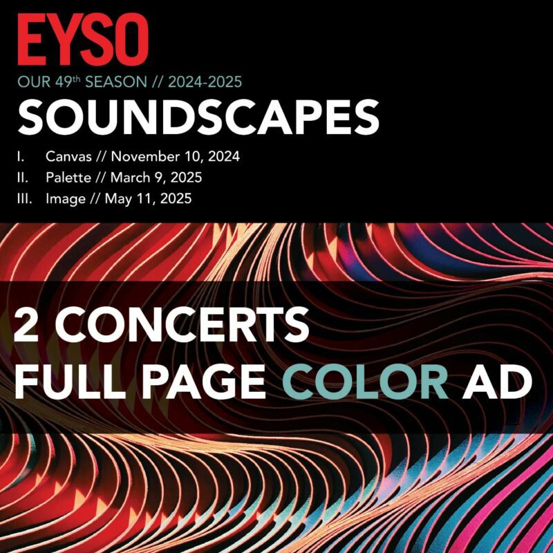 2 Concerts Full Page Color Ad