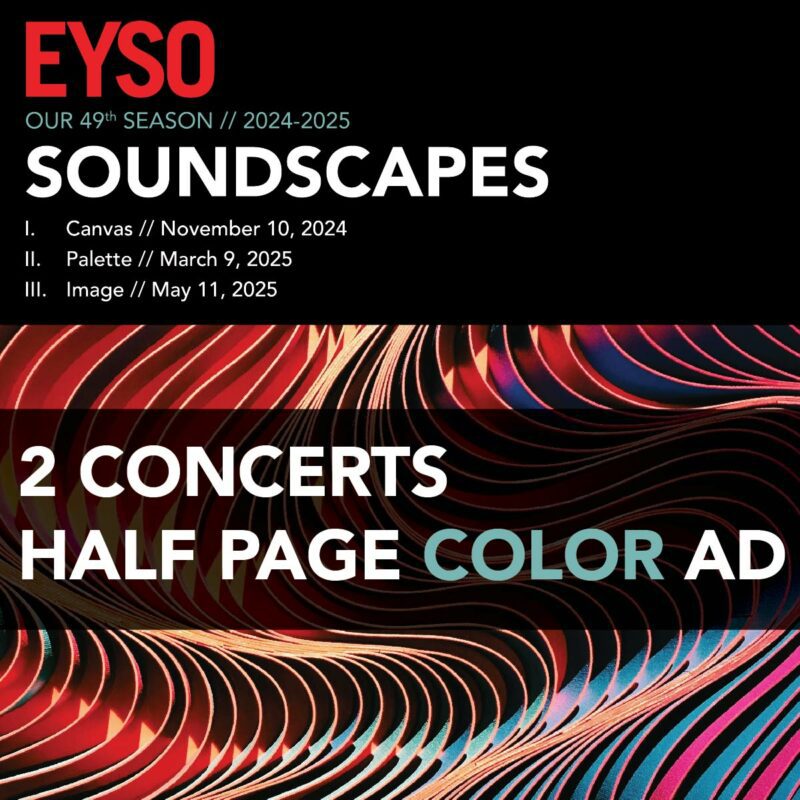 2 Concerts Half Page Color Ad