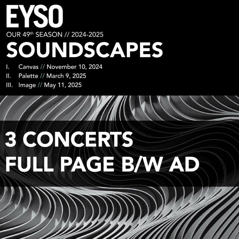 3 Concerts Full Page B/W Ad
