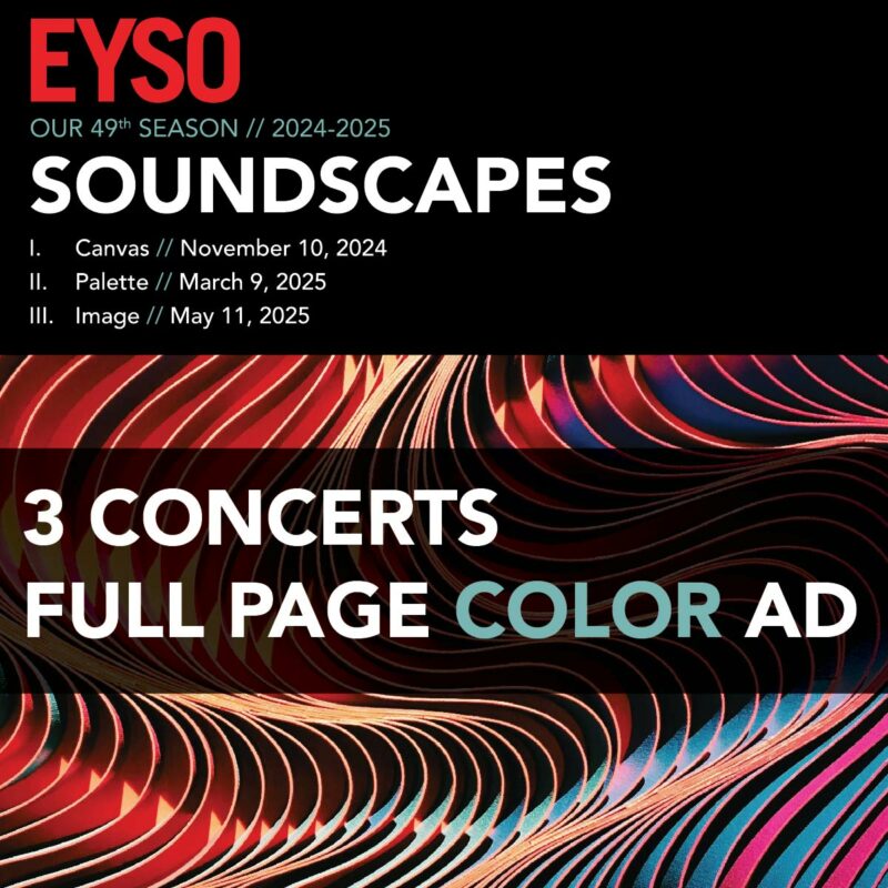 3 Concerts Full Page Color Ad