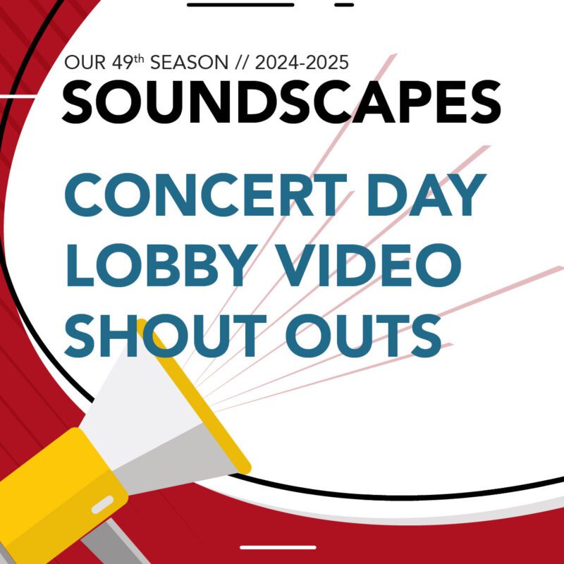 Concert Day Shout Outs