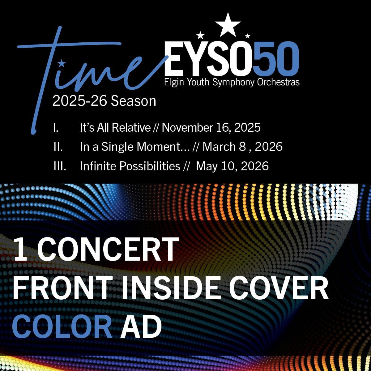 1 Concert Front Inside Cover Color Ad