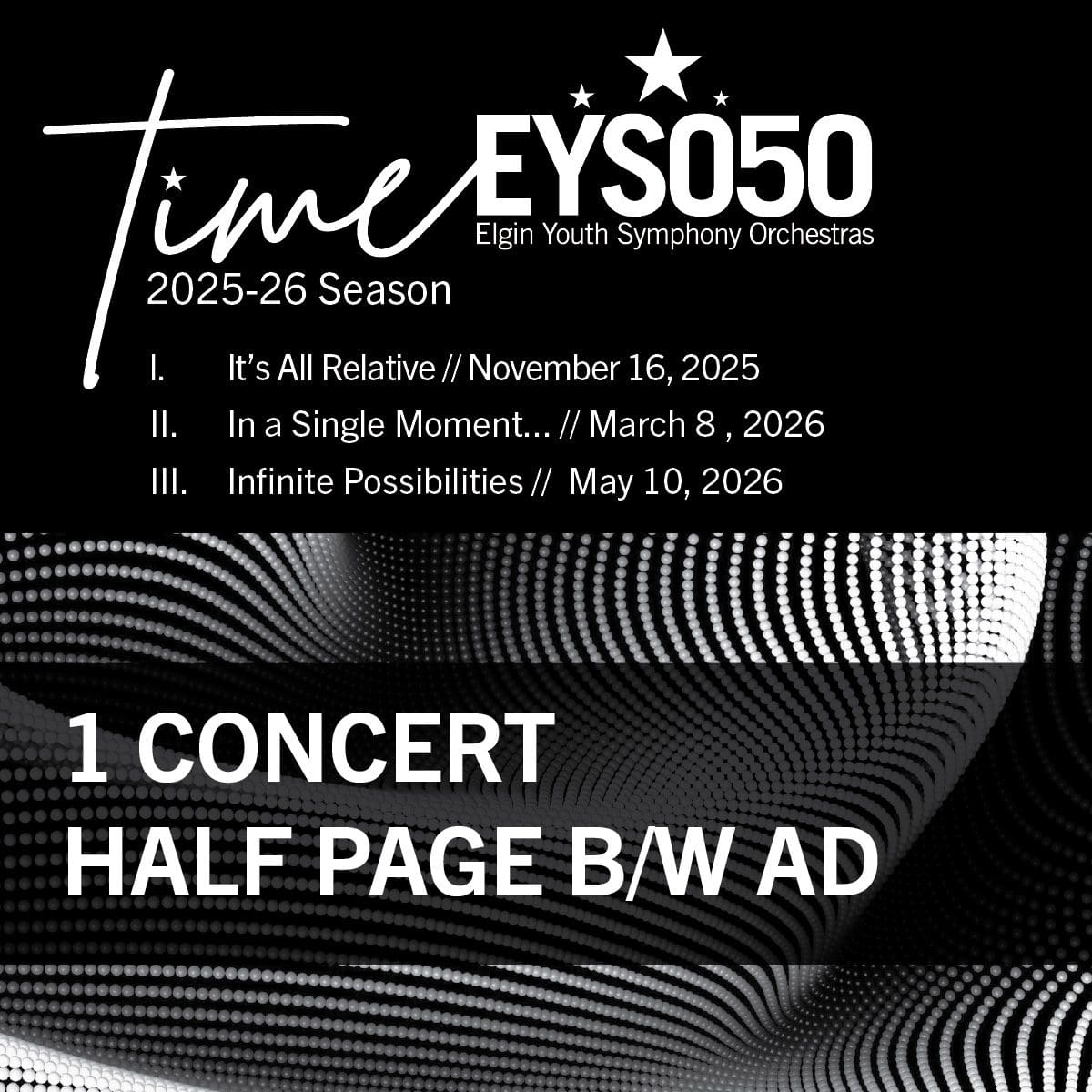 1 Concert Half Page BW