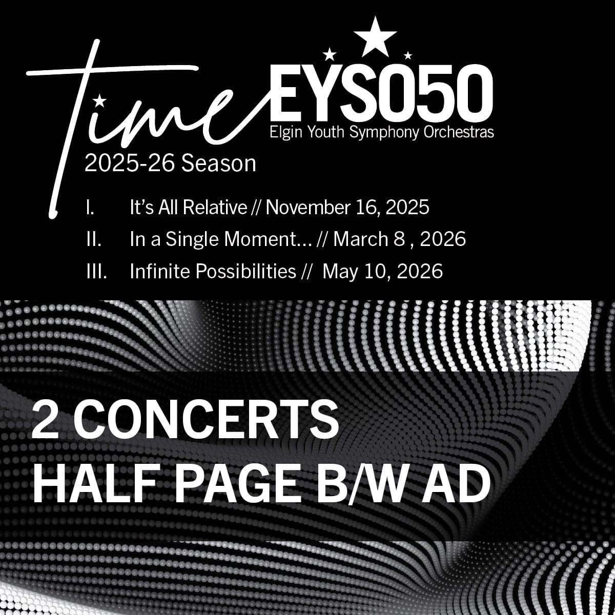 2 Concerts Half Page BW